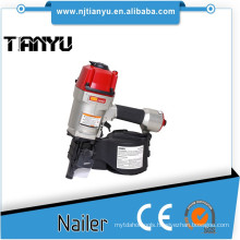 China manufacturing pneumatic Power tools coil nail gun CN80 for coil nails